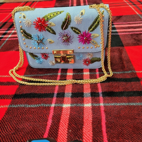 Topshop Embroidered Purse. - Picture 6 of 10